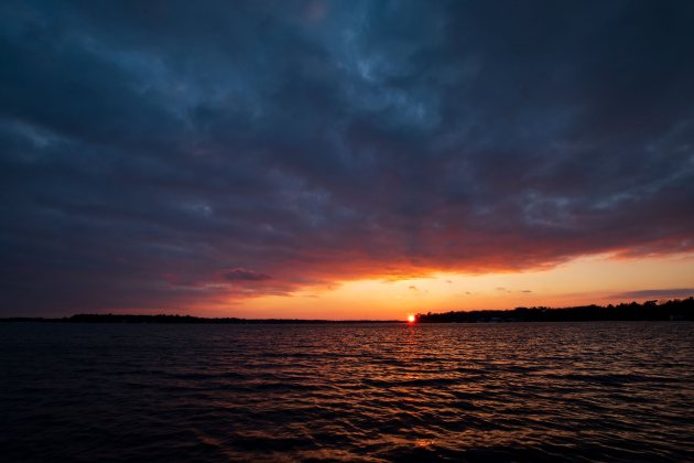 Sunset on Serpent Lake